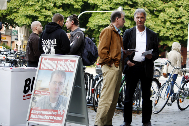 Wahlplakat für Karl Richter. Foto: Tim Karlson
