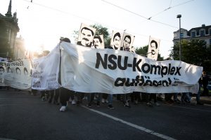 Antifaschistische Demonstrationn am Tag der Urteilsverkündung im ersten NSU-Prozess. Foto: Robert Andreasch
